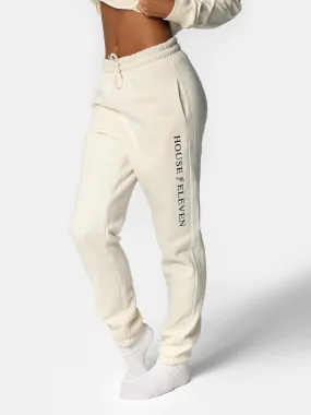 Beige HOF11 Side Logo Jogger