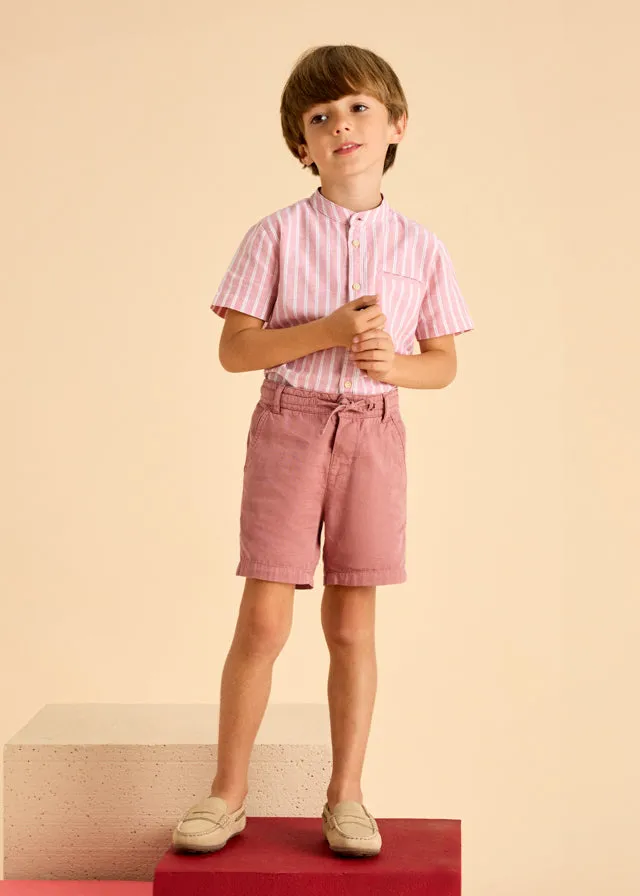 Boys Drawstring Linen Shorts - 2 Colors!