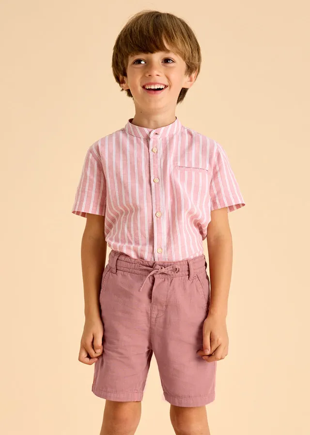 Boys Drawstring Linen Shorts - 2 Colors!