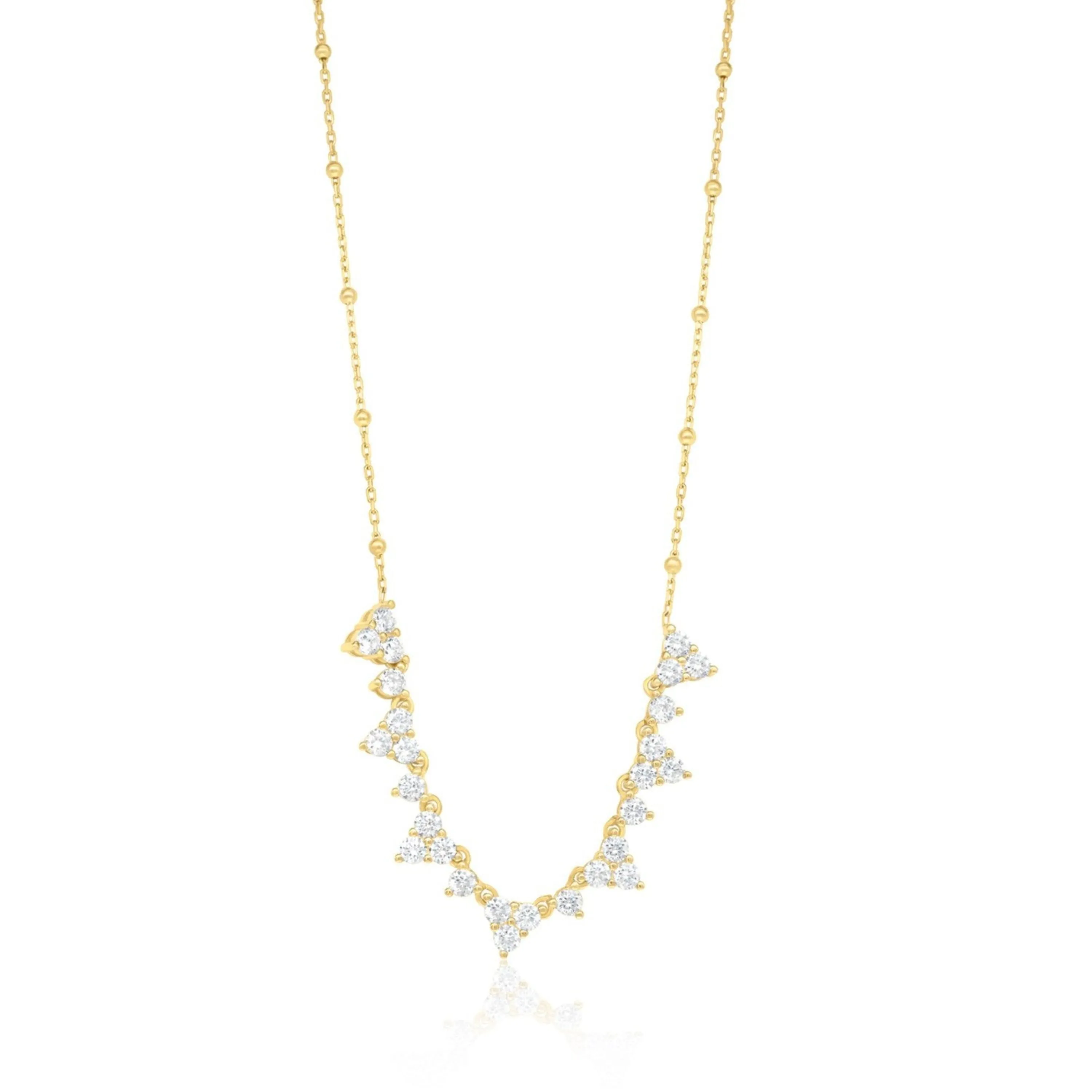 Center Cluster Necklace