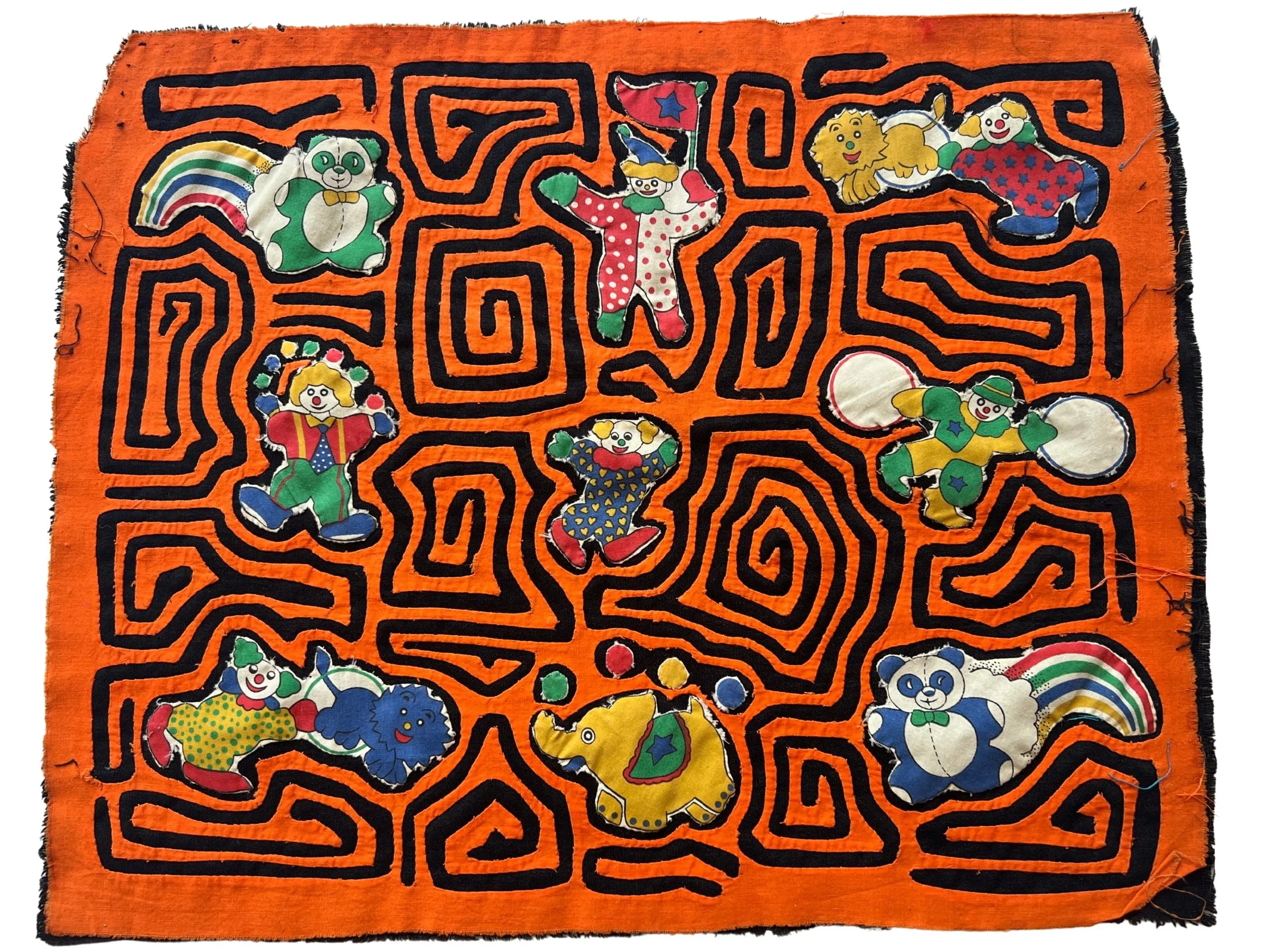Clowns Guna Mola Cloth - 1'3 x 1'6