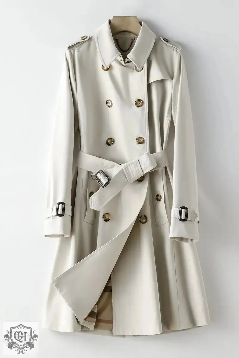 Elegant Office Long Trench Coat