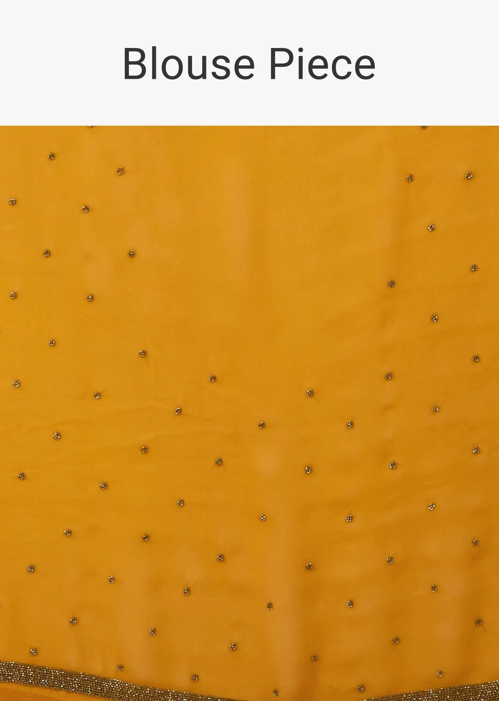 Festive Ocher Yellow Saree Kashmiri Embroidered In Georgette