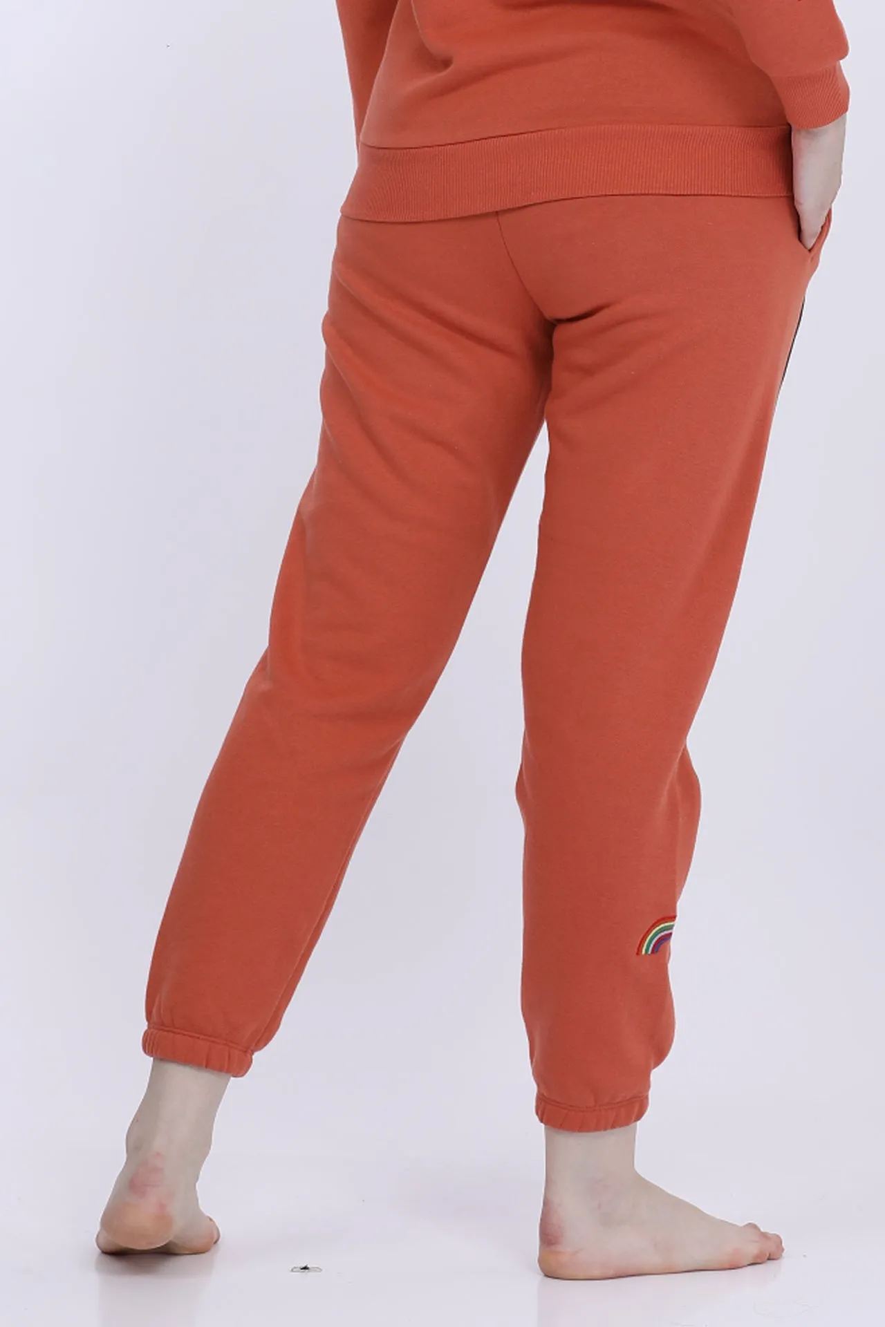 Fleece Orange Fashion  ETR Jogger
