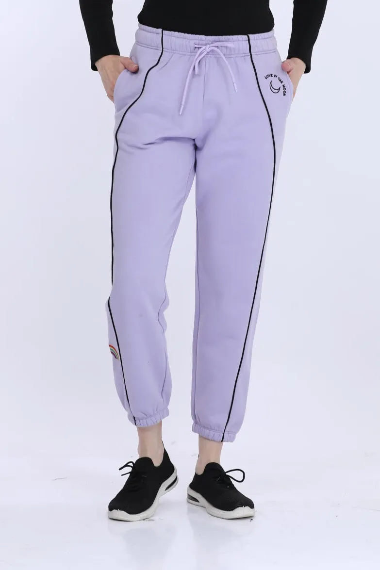 Fleece Purple Fashion LP Jogger