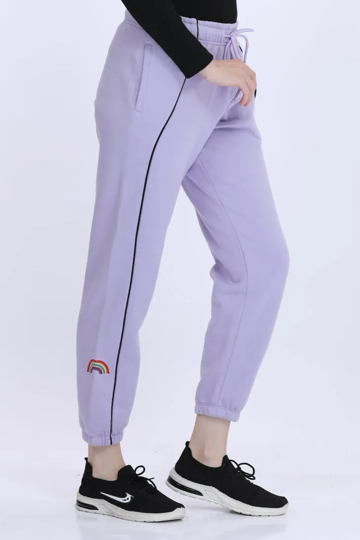 Fleece Purple Fashion LP Jogger