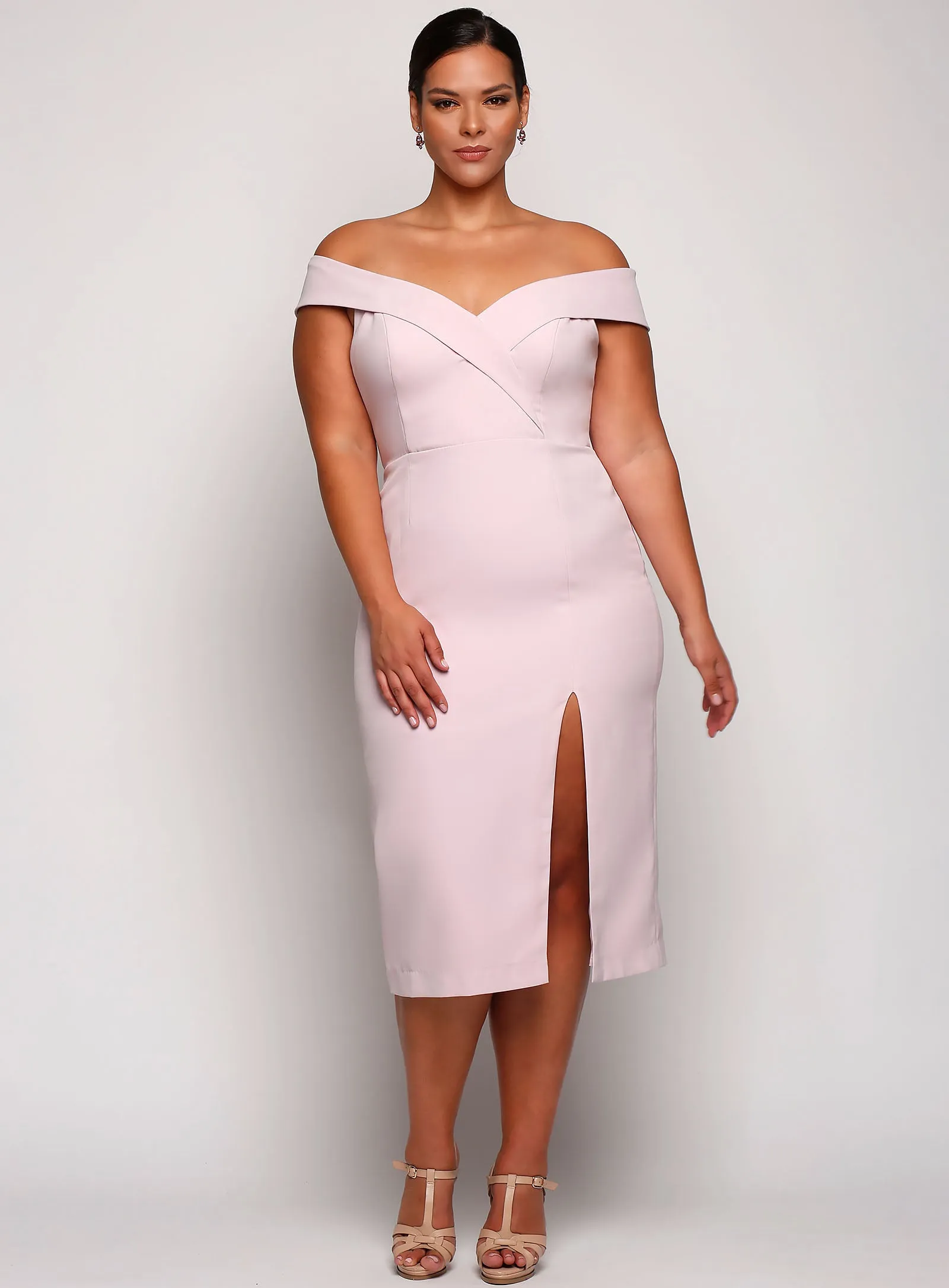 Gia Off Shoulder Midi