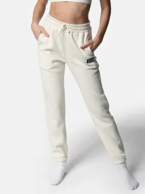 HOF11 Mini Logo Patch Beige Joggers
