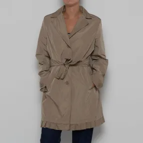 Lola B Beige Belted Trench Coat - S