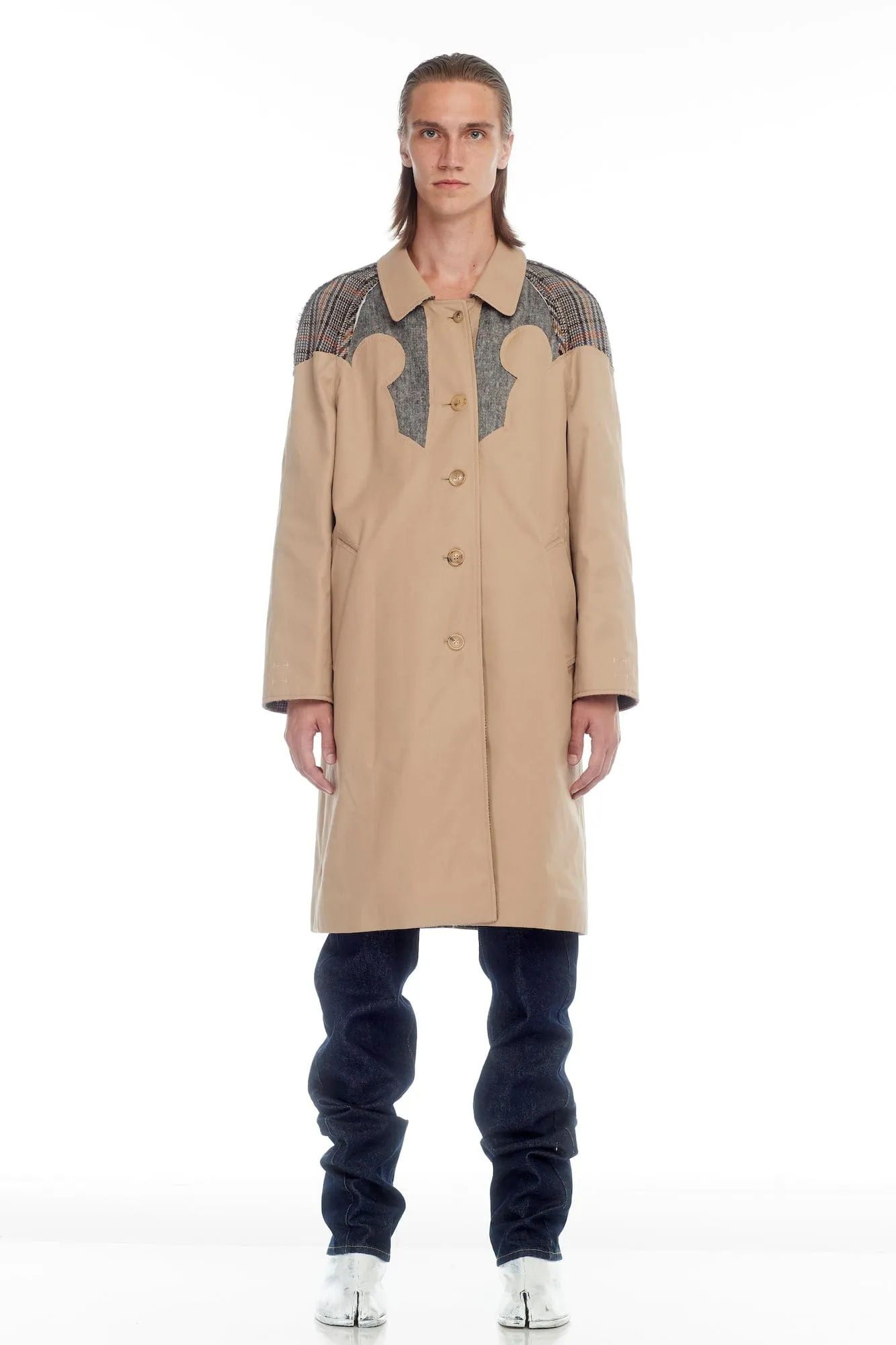 Maison Margiela Single Breasted Trench Coat