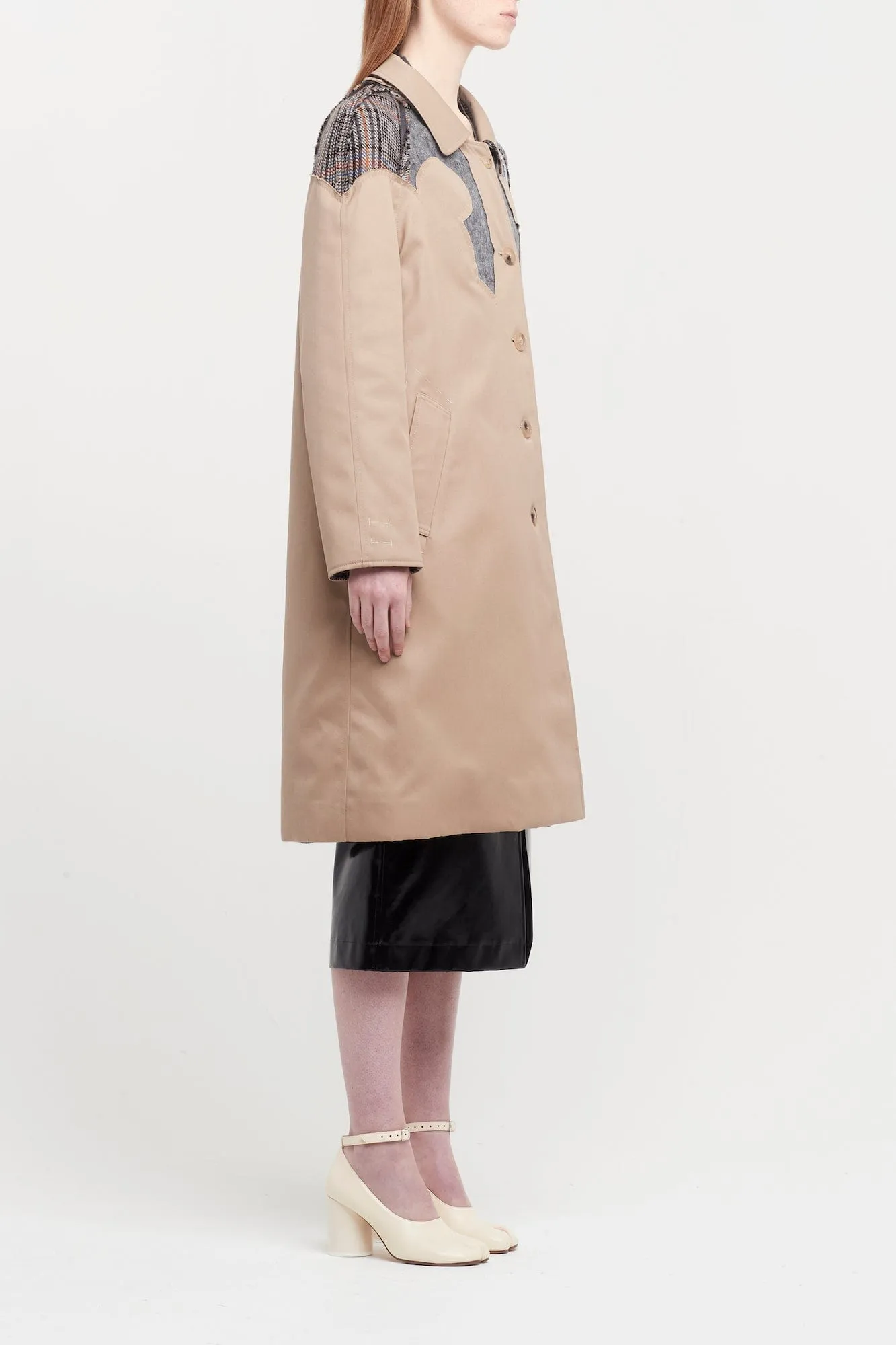 Maison Margiela Single Breasted Trench Coat