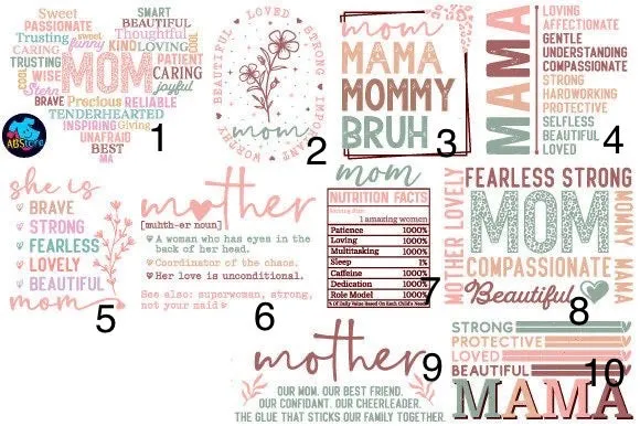 Mom shirt - various styles