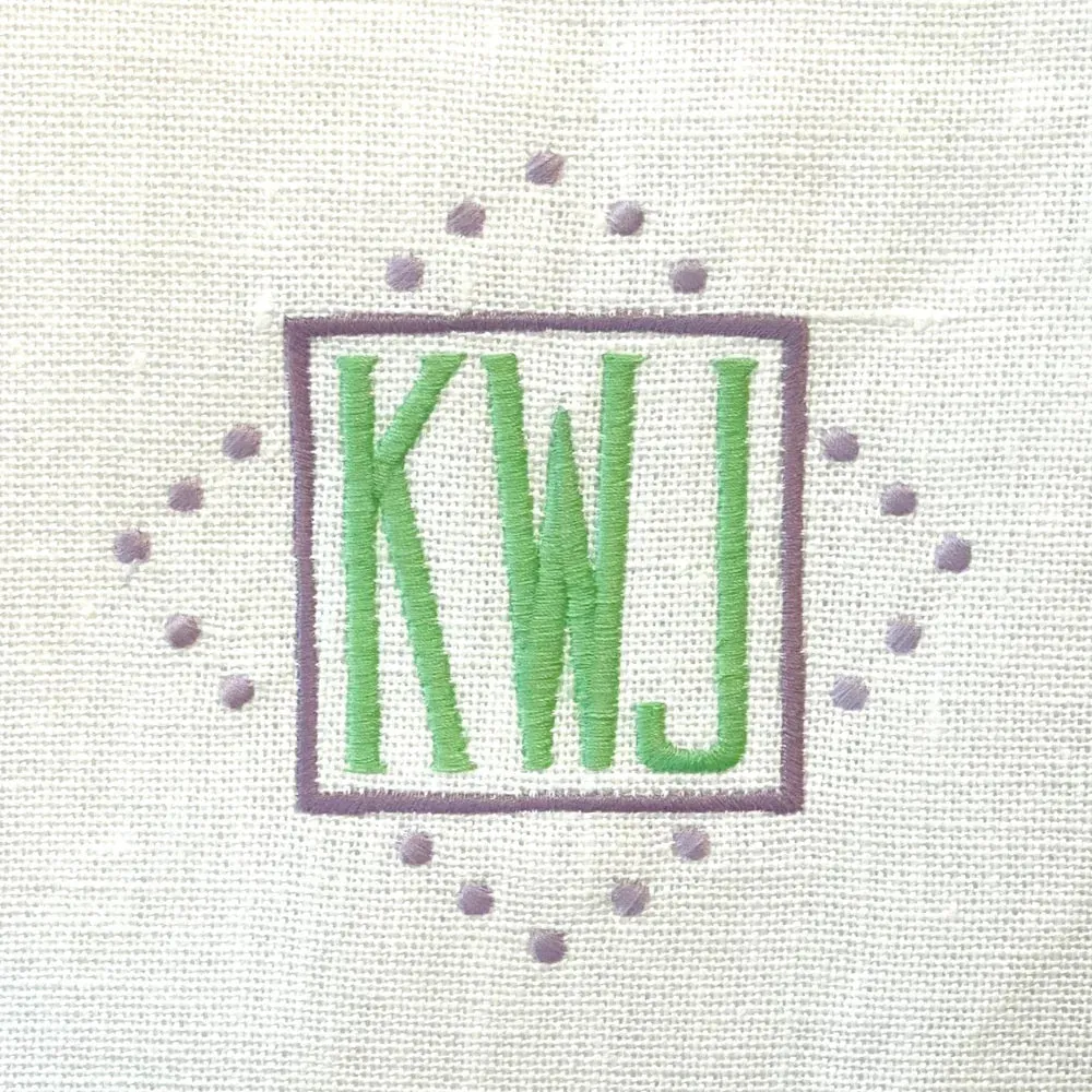 Monogram Styles - Cocktail Napkins