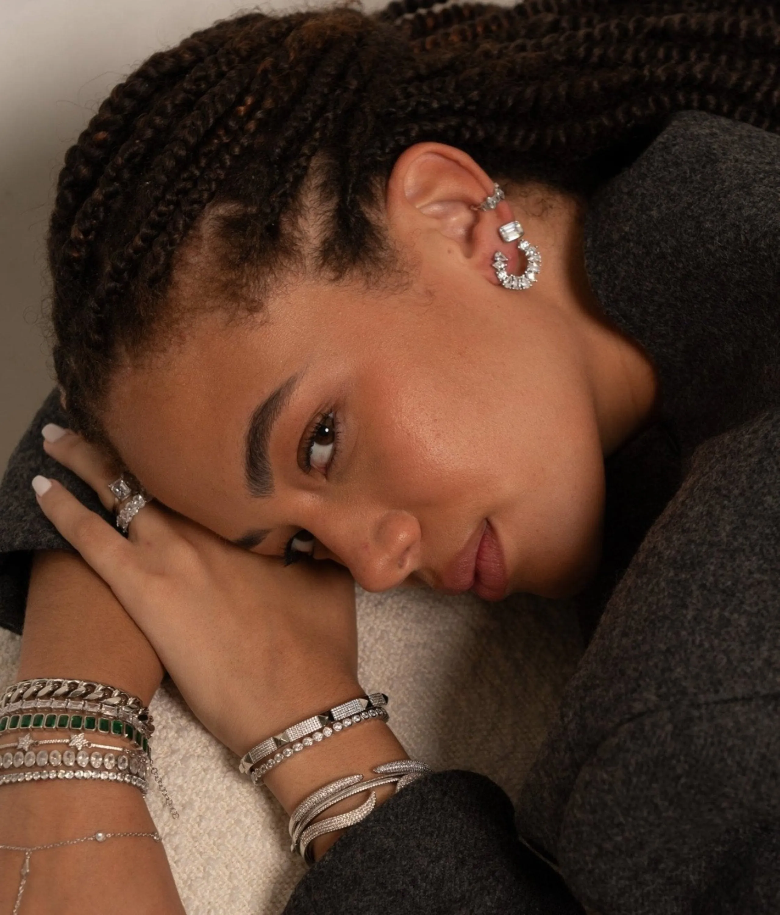 Multi Shape Statement Earrings