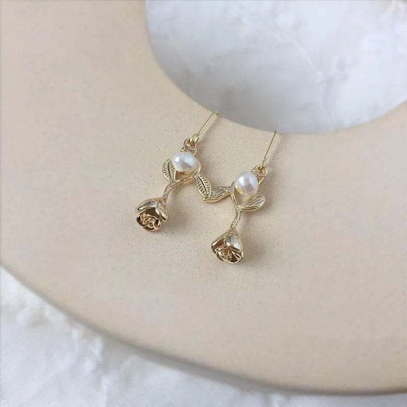 Rose Earrings (2 Styles)