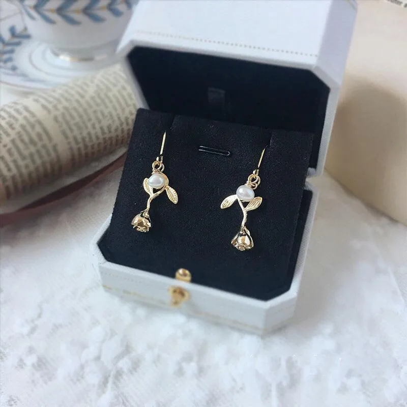 Rose Earrings (2 Styles)