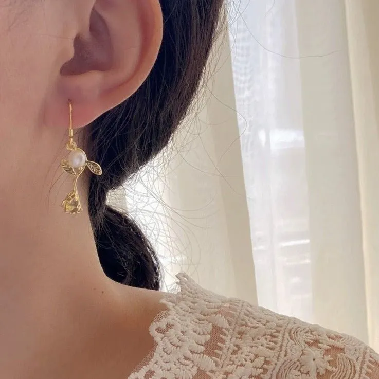 Rose Earrings (2 Styles)