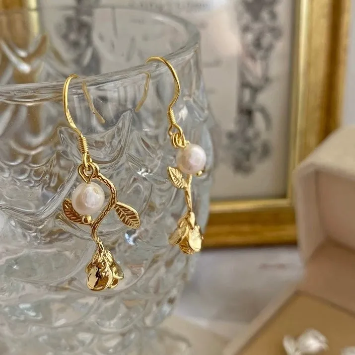 Rose Earrings (2 Styles)
