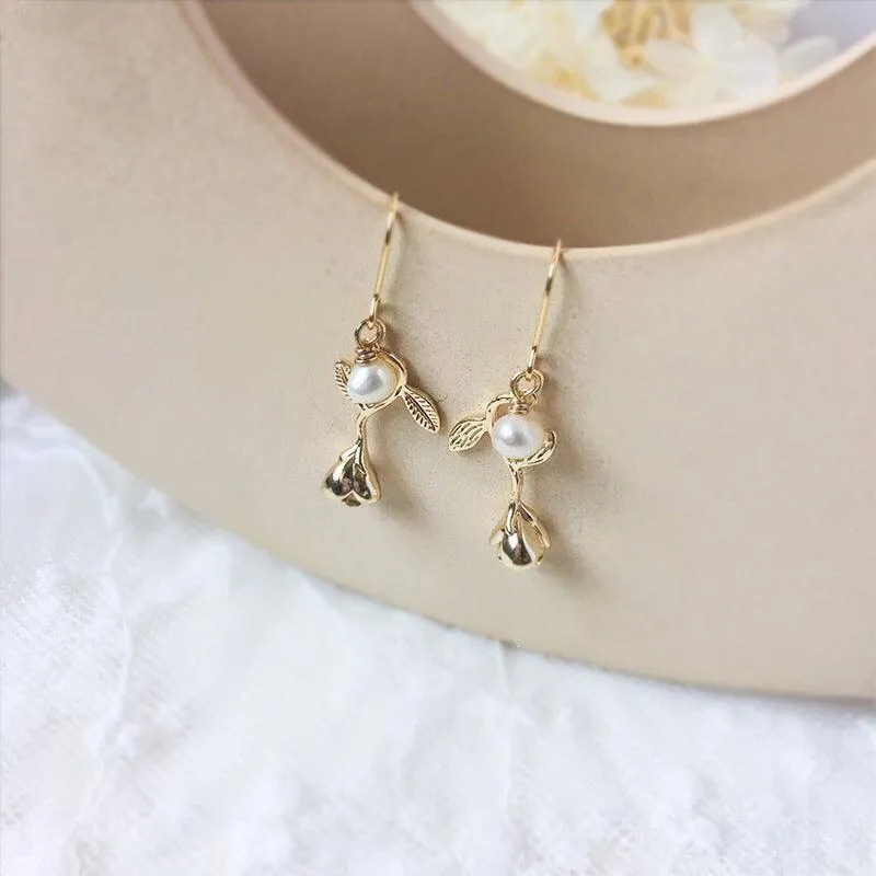 Rose Earrings (2 Styles)