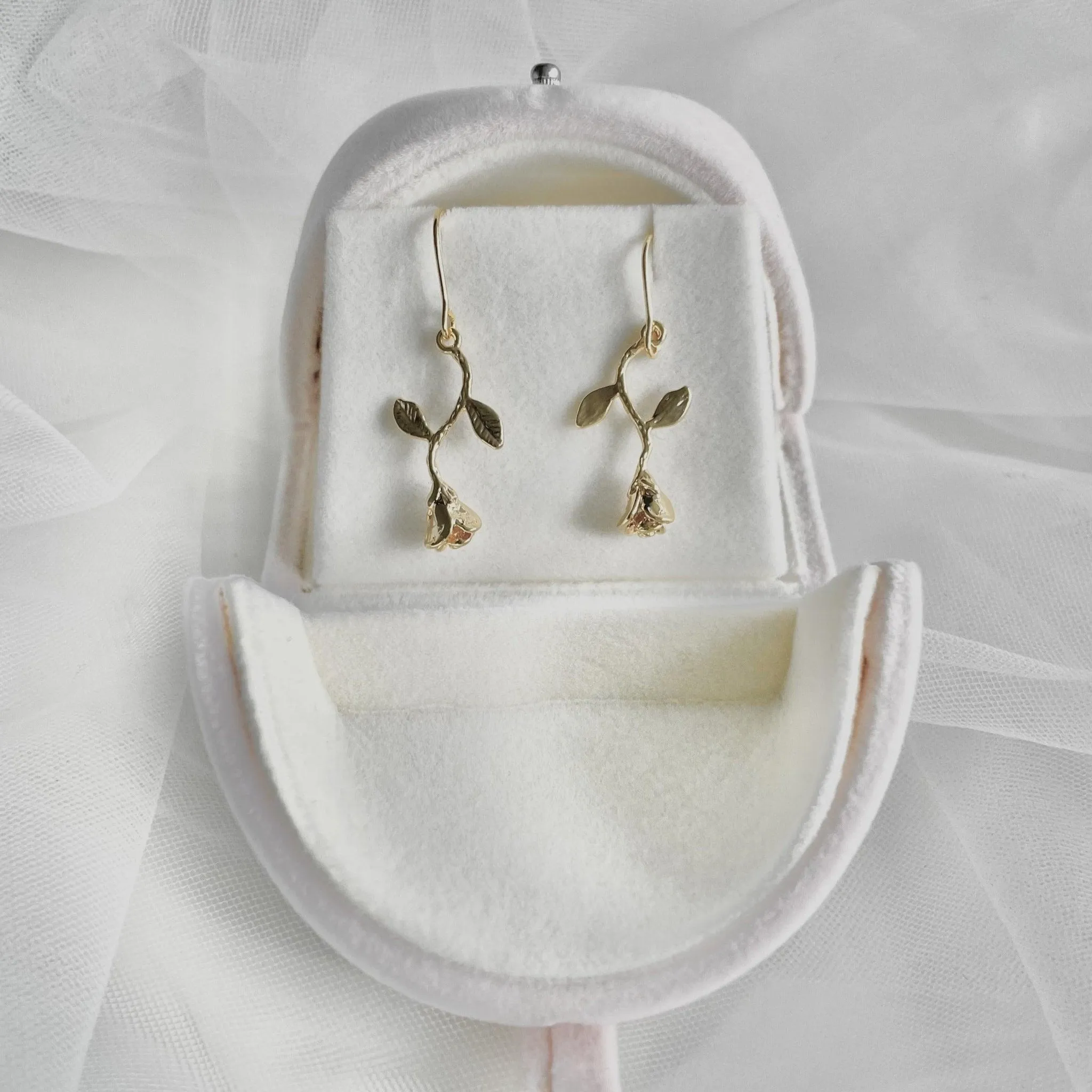 Rose Earrings (2 Styles)