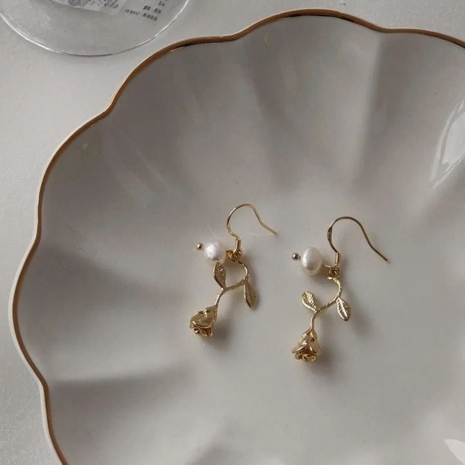 Rose Earrings (2 Styles)