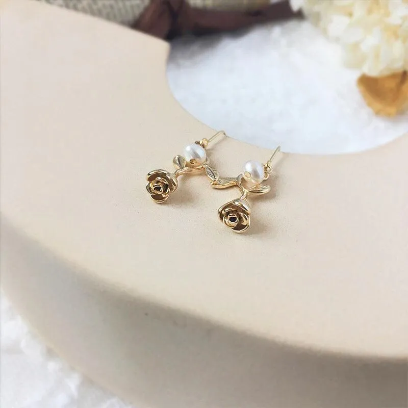 Rose Earrings (2 Styles)